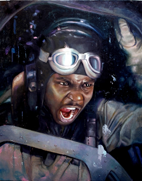 Chris Hopkins - Oil Painter - Tuskegee Airmen - Fear Fire and Fury. Chris Hopkins - Oil Painter - Tuskegee Airmen - Fear Fire and Fury.