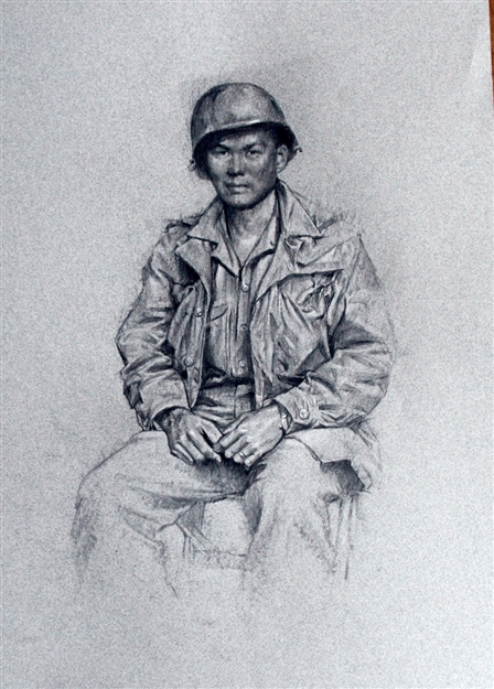 Chris Hopkins - Oil Painter - Internment - Sergeant of the 442nd Chris Hopkins - Oil Painter - Internment - Sergeant of the 442nd