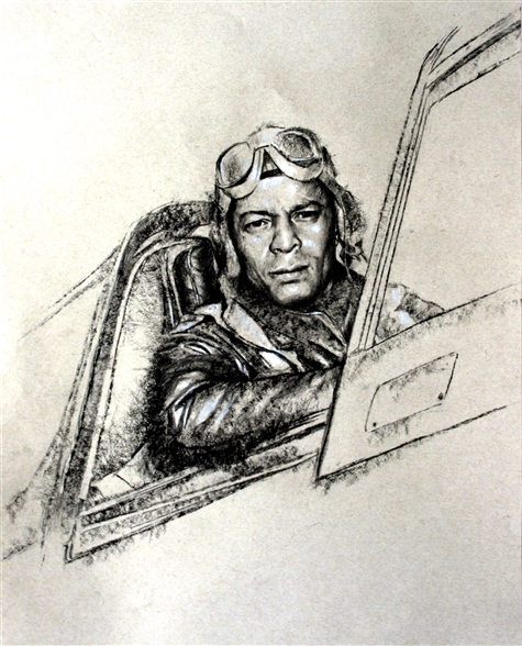 Chris Hopkins - Oil Painter - Tuskegee Airmen - Tuskegee Airman. Major Charles Jamerson of Pasadena CA. Chris Hopkins - Oil Painter - Tuskegee Airmen - Tuskegee Airman. Major Charles Jamerson of Pasadena CA.