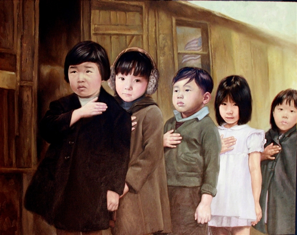 Chris Hopkins - Oil Painter - Internment - And Liberty And Justice For All Chris Hopkins - Oil Painter - Internment - And Liberty And Justice For All