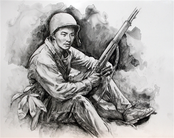Chris Hopkins - Oil Painter - Internment - Nisei Soldier Chris Hopkins - Oil Painter - Internment - Nisei Soldier