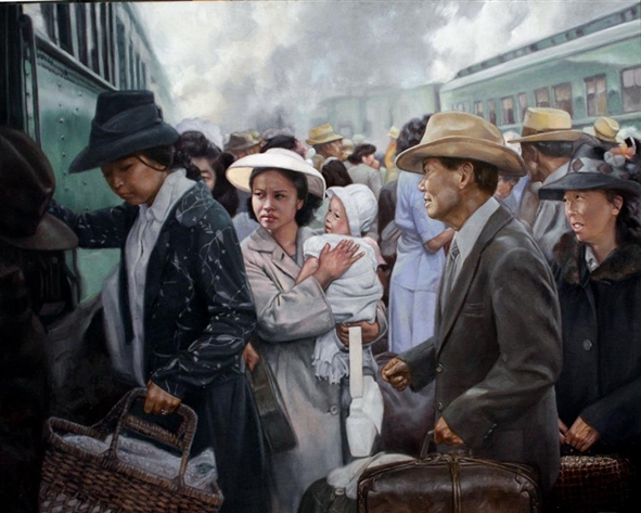 Chris Hopkins - Oil Painter - Internment - Boarding Chris Hopkins - Oil Painter - Internment - Boarding